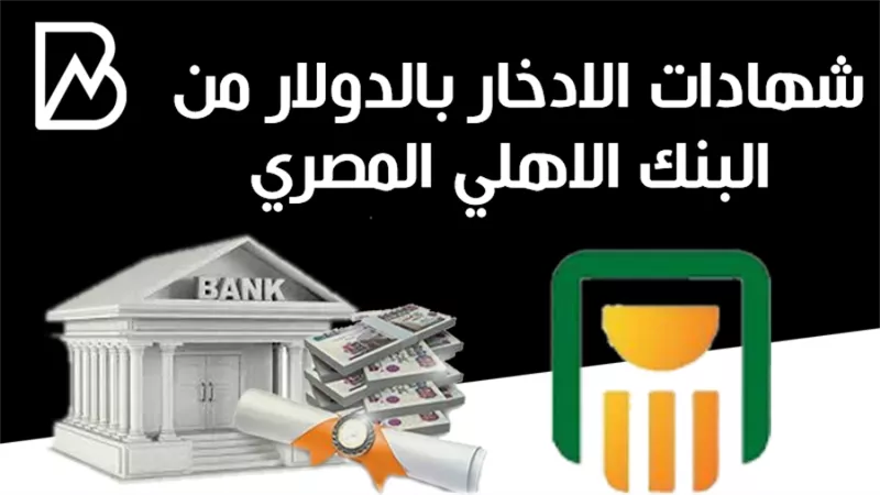 شهادات الادخار بالدولار الأمريكي فى البنك الأهلي المصري 