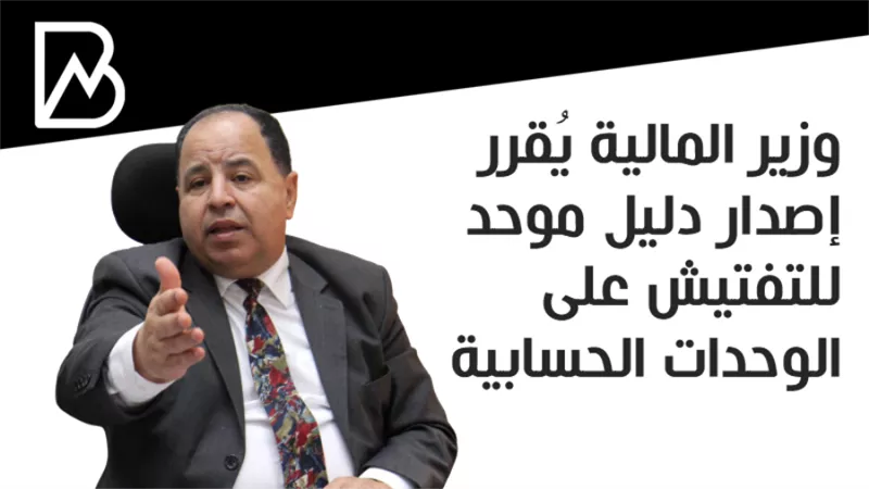 وزير المالية يُقرر إصدار دليل موحد للتفتيش على الوحدات الحسابية
