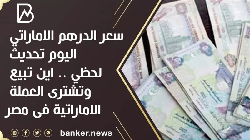 سعر الدرهم الاماراتي اليوم تحديث لحظي .. اين تبيع وتشترى العملة الاماراتية فى مصر 
