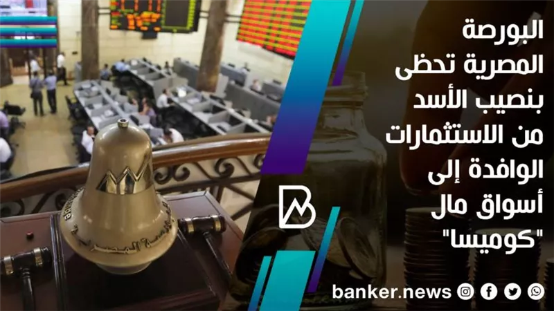  البورصة المصرية تحظى بنصيب الأسد من الاستثمارات الوافدة إلى أسواق مال 