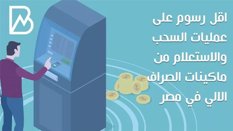 انفوجراف | اقل رسوم على عمليات السحب والاستعلام من ماكينات الصراف الالي في مصر 