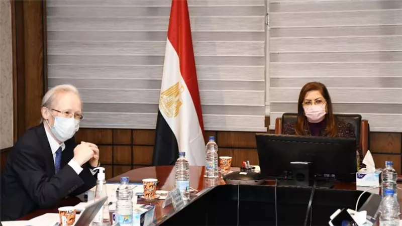 وزيرة التخطيط والسفير الياباني بالقاهرة يبحثان أوجه التعاون المشترك