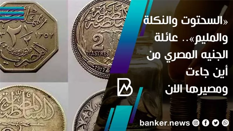 «السحتوت والنكلة والمليم».. عائلة الجنيه المصري من أين جاءت ومصيرها الان 