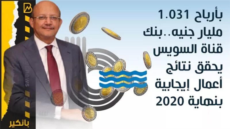 انفوجرافيك | بأرباح 1.031 مليار جنيه..بنك قناة السويس يحقق نتائج أعمال إيجابية بنهاية 2020