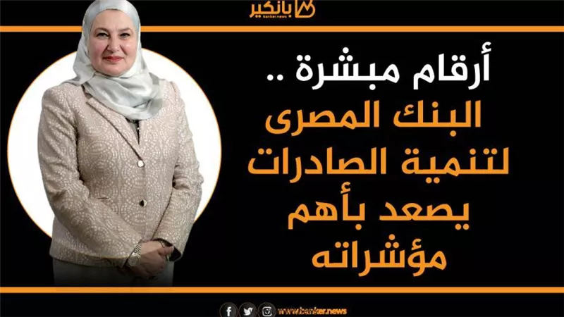 انفوجرافيك | أرقام مبشرة .. البنك المصرى لتنمية الصادرات يصعد بأهم مؤشراته