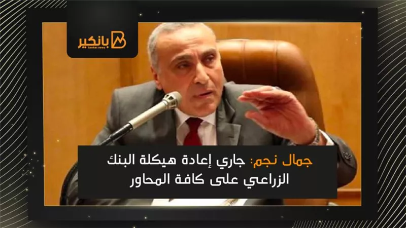 جمال نجم: جاري إعادة هيكلة البنك الزراعي على كافة المحاور
