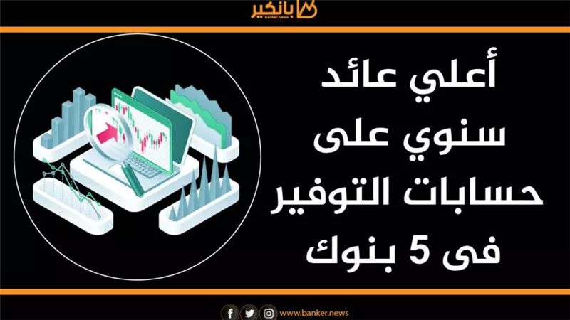  أعلى عائد سنوي على حسابات التوفير في 5 بنوك