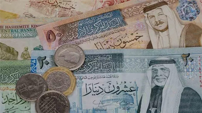 استقرار سعر الدينار الأردني مقابل الدولار اليوم الإثنين 22-3-2021