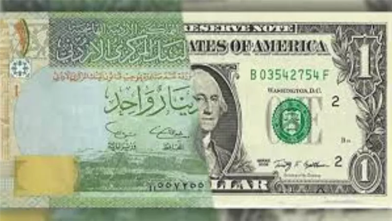 28/3/2021.. سعر الدينار الأردني  مقابل الدولار اليوم الأحد