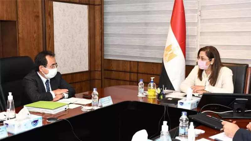 وزيرة التخطيط تبحث تعزيز التعاون مع مدير الوكالة اليابانية للتعاون الدولي JICA