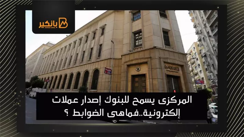 المركزى يسمح للبنوك إصدار عملات إلكترونية..فماهى الضوابط ؟