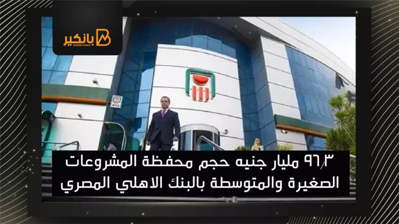  96.3 مليار جنيه حجم محفظة المشروعات الصغيرة والمتوسطة بالبنك الاهلي المصري