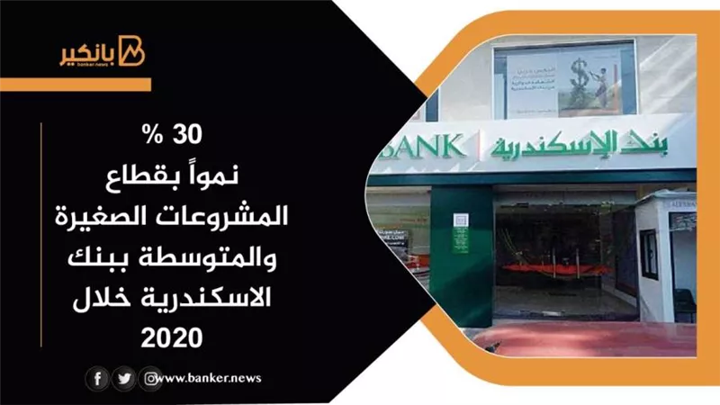 30% نمواً بقطاع المشروعات الصغيرة والمتوسطة ببنك الاسكندرية خلال 2020