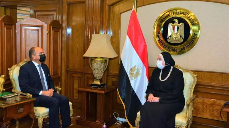 وزيرة التجارة: حريصون على تنمية التعاون الصناعي والاستثماري وتيسير حركة التجارة بين مصر والأردن