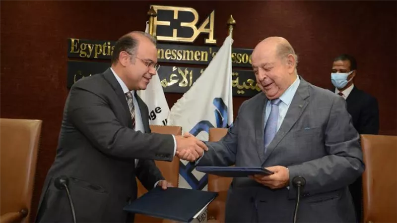 بروتوكول تعاون بين البورصة وجمعية رجال الأعمال لتحفيز شركاتهم على القيد والطرح