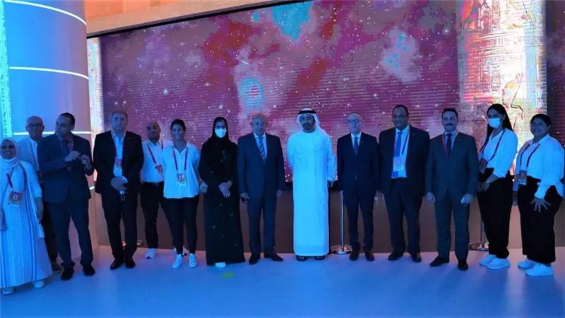 وزير الخارجية الإماراتي يشيد بتميز الجناح المصري باكسبو 2020 دبي
