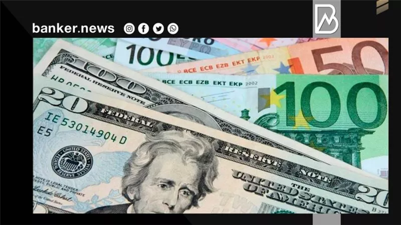 ارتفاع الدولار وانخفاض اليورو وسط تسارع ارتفاع أسعار الفائدة