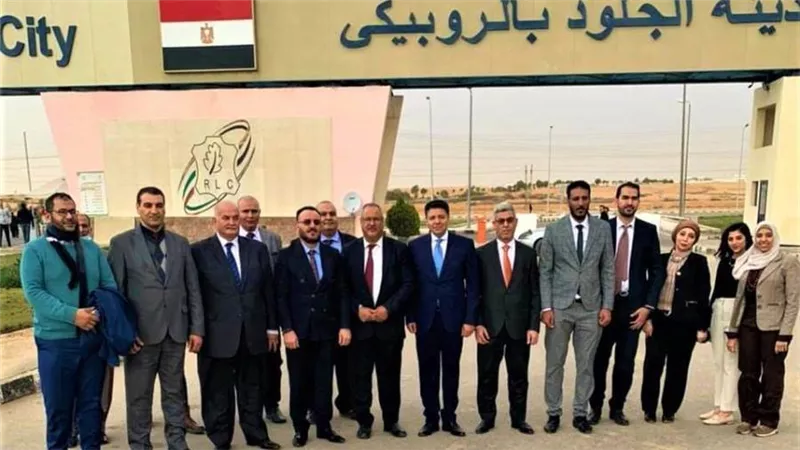 مدينة الجلود بالروبيكي تستقبل وفد ليبي لتعزيز التعاون المشترك فى مجال صناعة ودباغة الجلود