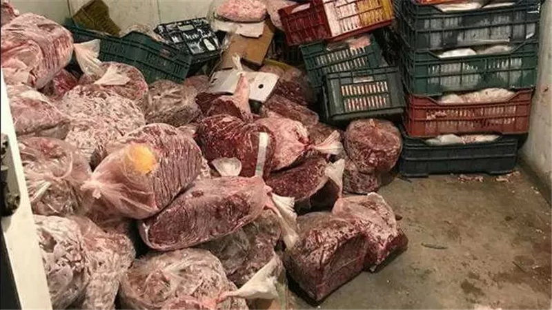 لحوم مجهولة المصدر ومتغيرة الصفات.. تفاصيل ضبط 20 طنًا في الخانكة