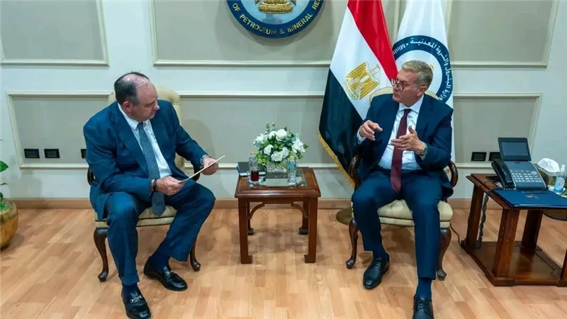 وزير البترول يبحث مع أباتشي العالمية تعزيز الاستكشاف والإنتاج بالصحراء الغربية