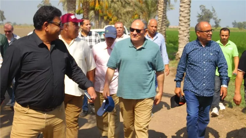 رئيس البحوث الزراعية يتفقد محطة الجميزة لمتابعة البرامج البحثية والإنتاجية