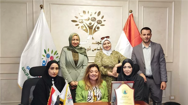 القومي للأشخاص ذوي الإعاقة يبحث التعاون مع مركز الدوحة العالمي لتعزيز حقوق ذوي الإعاقة