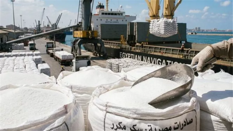 صادرات السكر المصرية تقفز إلى 290 مليون دولار خلال 2025.. ولبنان يتصدر الأسواق المستوردة