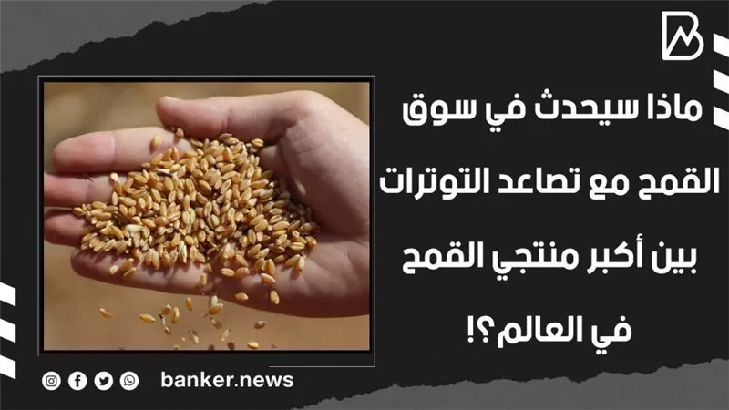 ماذا سيحدث في سوق القمح مع تصاعد التوترات بين أكبر منتجي القمح في العالم؟! 