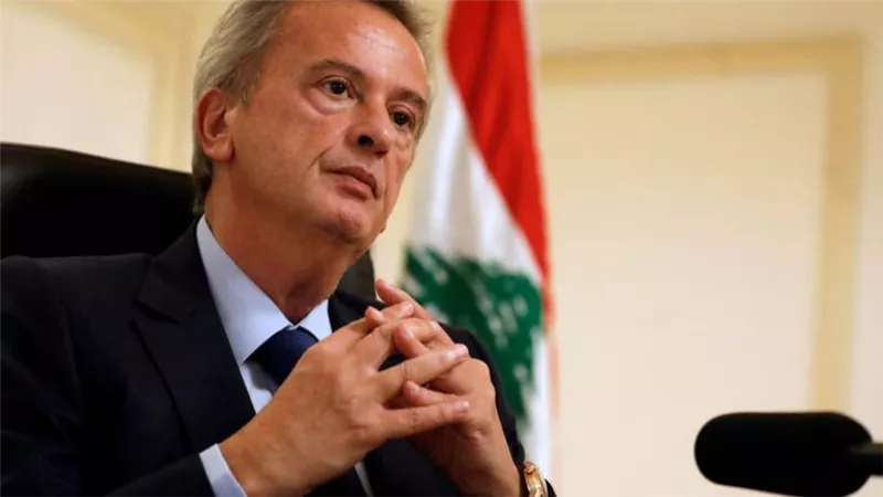 حاكم مصرف لبنان المركزي:البنك لا يزال يمارس دوره وما يتم تداوله حول إلافلاس غير صحيح