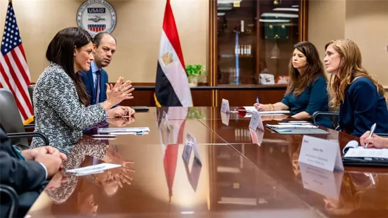 المشاط تبحث الاتفاقيات المستقبلية مع الوكالة الأمريكية للتنمية الدولية