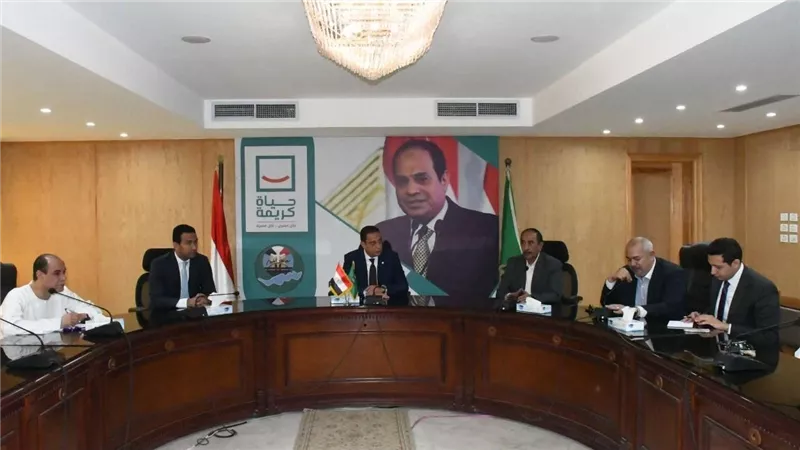 البنك الزراعي المصري يبحث التوسع والارتقاء بمشروعات الثروة الحيوانية في الفيوم