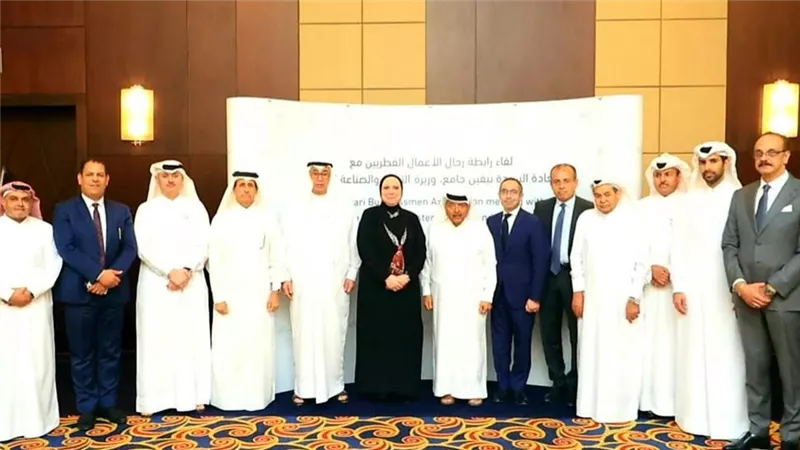 نيفين جامع: دور رئيسي لمجتمع الأعمال المصري والقطري فى تعزيز العلاقات الاقتصادية