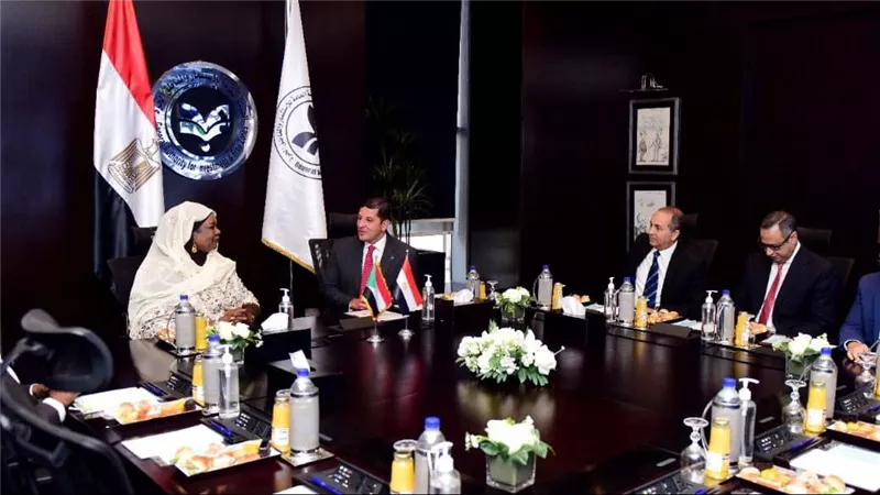 رئيس هيئة الاستثمار يبحث مع وزيرة التعاون الدولي السودانية أوجه التعاون المشترك
