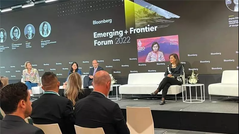 وزيرة التخطيط تستعرض تجربة مصر في الاصلاح الاقتصادي والهيكلي خلال منتدى بلومبرج للأسواق الناشئة