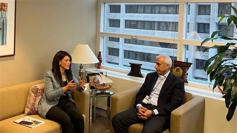 المشاط تناقش المشروعات المستقبلية مع بنك الاستثمار الأوروبي بقطاعات الغذاء والطاقة والنقل 