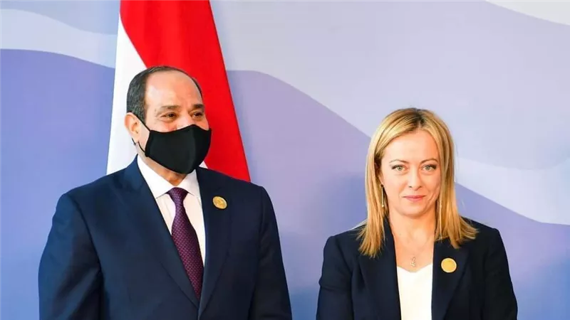 الرئيس السيسي يستقبل رئيسة وزراء إيطاليا على هامش قمة المناخ COP27