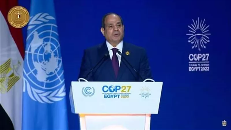 الرئيس السيسي: نتطلع لعمل مشترك بين دولنا لتنفيذ ماتم التوصل إليه بشأن جهود مكافحة تغيير المناخ