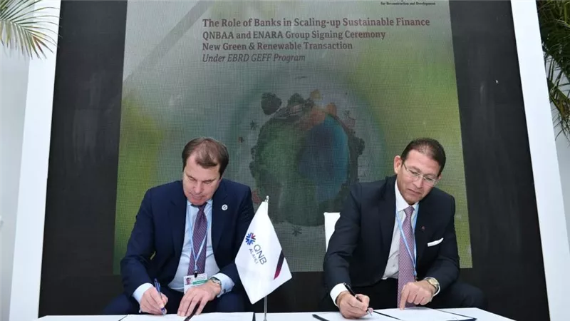 مجموعة QNB تحتفل بتوقيع عدد من الاتفاقات ضمن مشاركتها بمؤتمر المناخ COP27