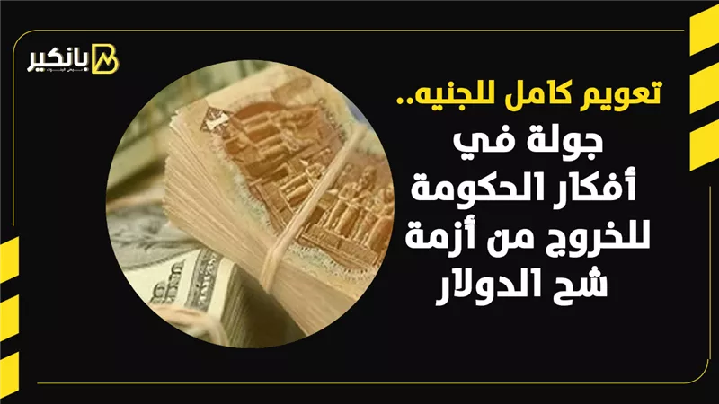  تعويم كامل للجنيه.. جولة في أفكار الحكومة للخروج من أزمة شح الدولار 