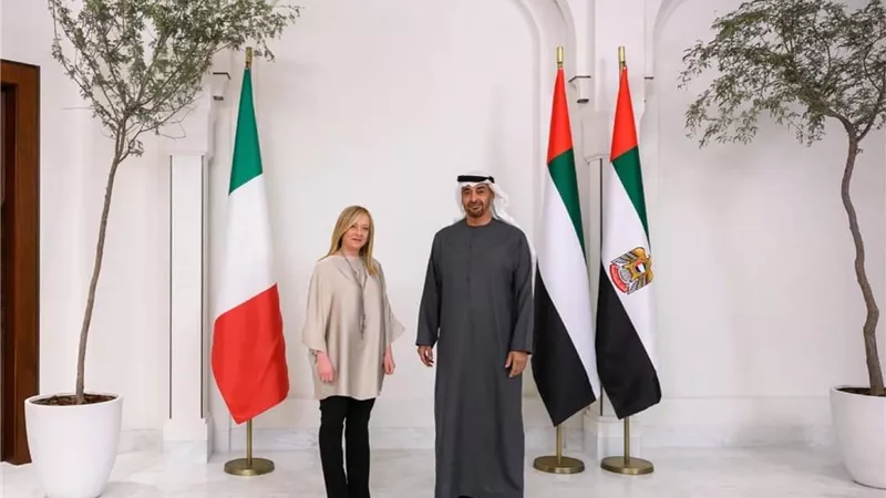 رئيسة وزراء إيطاليا: نحن بصدد إعادة بناء علاقات ممتازة مع الإمارات