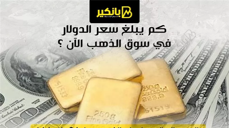 كم يبلغ سعر الدولار في سوق الذهب الآن ؟