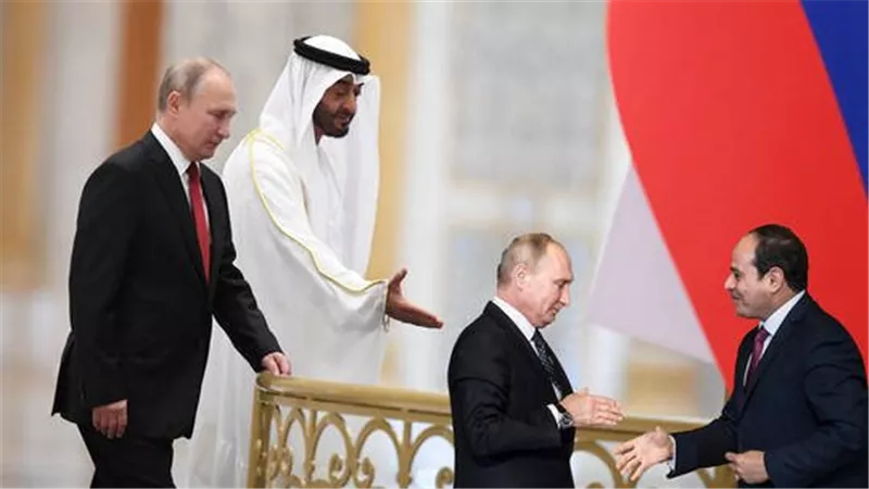 دعاية مجانية بمليارات الدولارات.. هدية بوتين وبن زايد لمصر حديث العالم