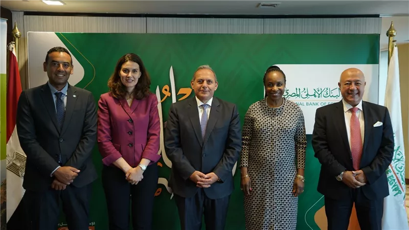 البنك الأهلي المصري يوقع بروتوكول تعاون مع منظمة الأمم المتحدة للتنمية الصناعية UNIDO