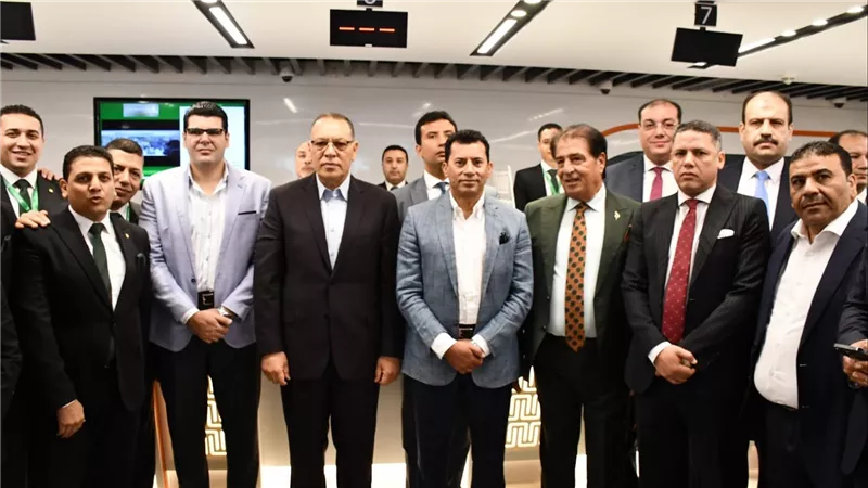 افتتاح فرع البنك الأهلي المصري بمركز التنمية الشبابية بلبيس في الشرقية