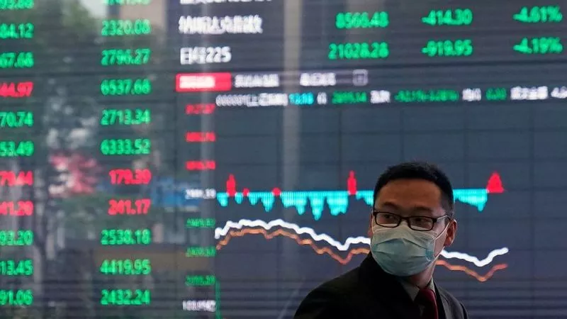 تراجع الأسهم الآسيوية رغم إيجابية الناتج المحلي الإجمالي الصيني