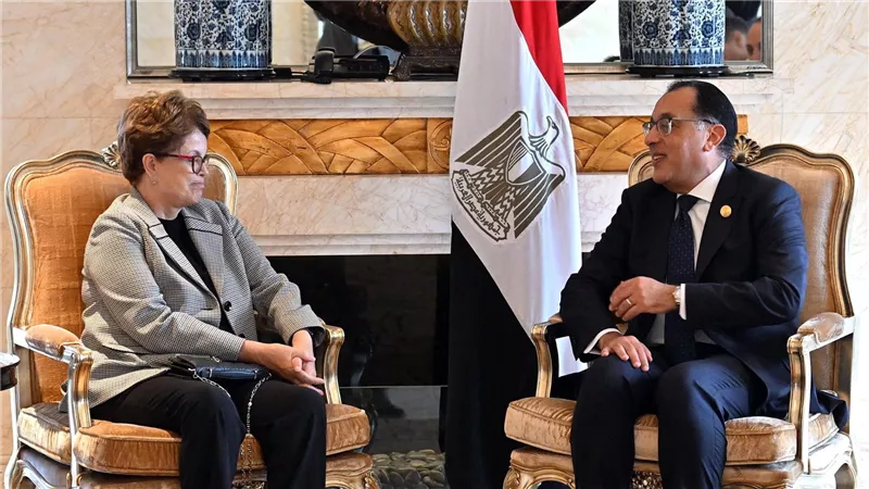 مدبولي يبحث مع رئيسة بنك التنمية الجديد التابع لـ