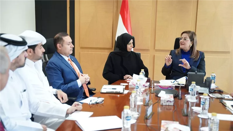 وزيرة التخطيط تبحث مع وزيرة التعاون الدولي القطرية سبل التعاون المشترك