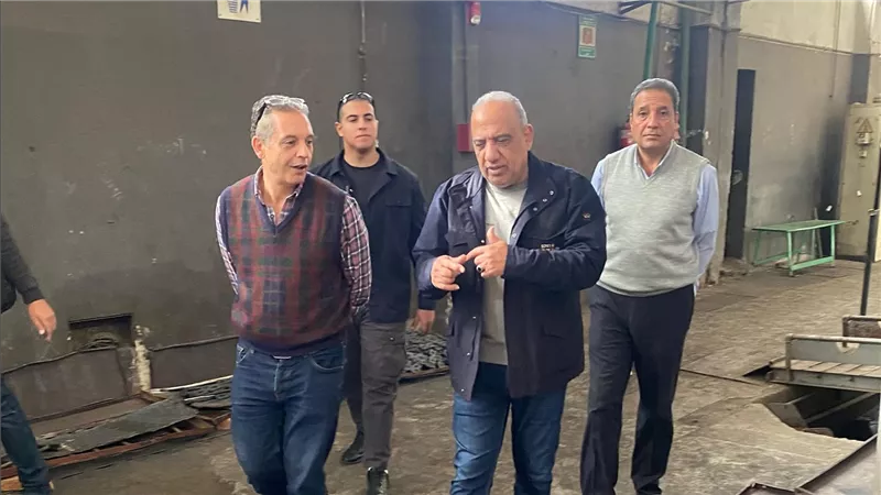 وزير قطاع الأعمال العام يتفقد مصانع شركة اليايات ومهمات وسائل النقل