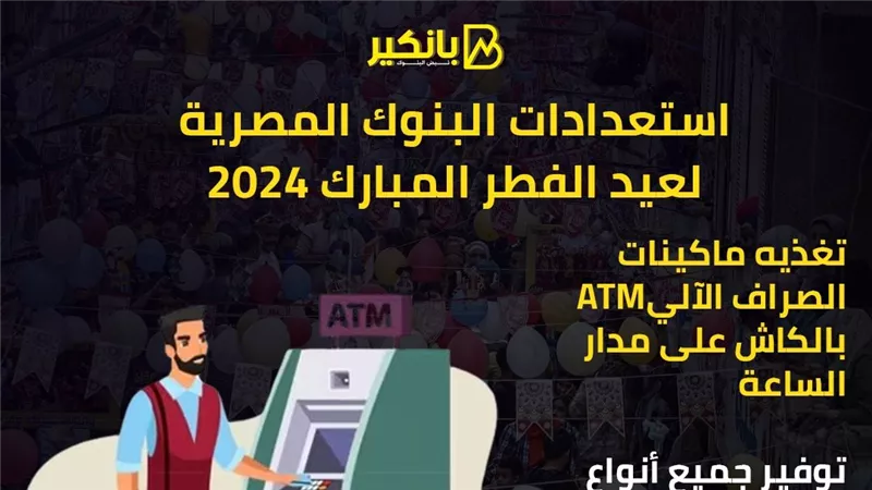 استعدادات البنوك المصرية لعيد الفطر المبارك 2024