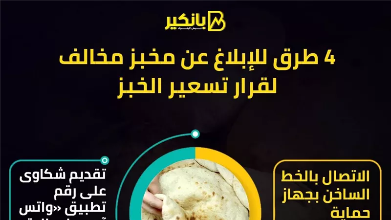 4 طرق للإبلاغ عن مخبز مخالف لقرار تسعير الخبز